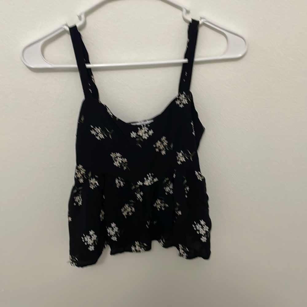 floral tank blouse